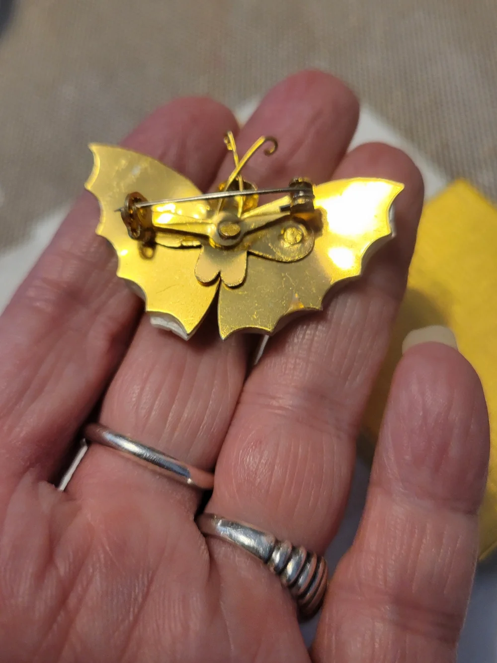 N/A pin accents butterfly
